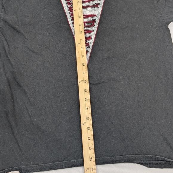 Alabama Crimson Tide Champion Pennant Flag Mens Black Tshirt Size Large - Picture 8 of 9